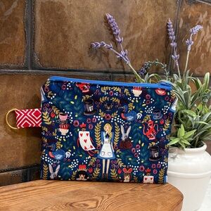 Alice in Wonderland Zippered Pouch | pencil pouch